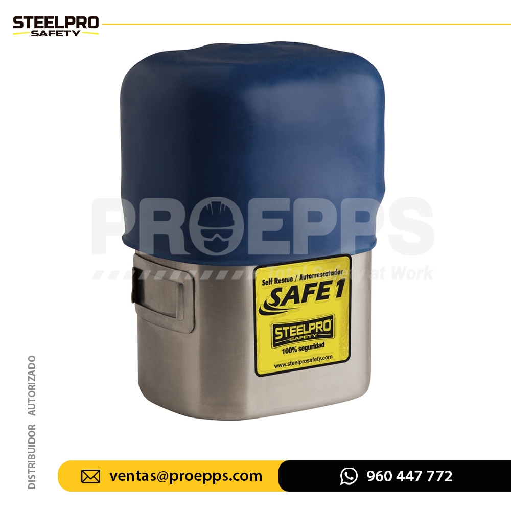 Autorescatador Safe 1+ Circuito Abierto Steelpro