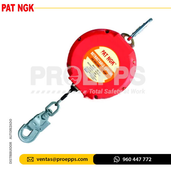 Bloque Retractil HE-10 de 10 metros Pat Ngk