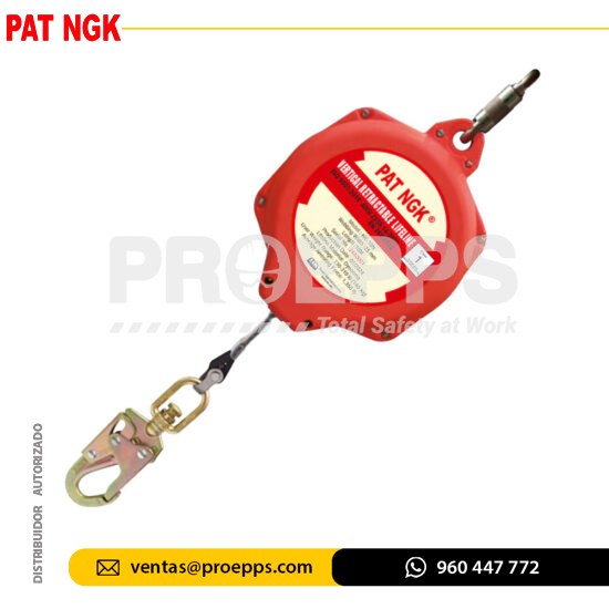 Bloque Retractil HE-10N de 10 metros Pat Ngk