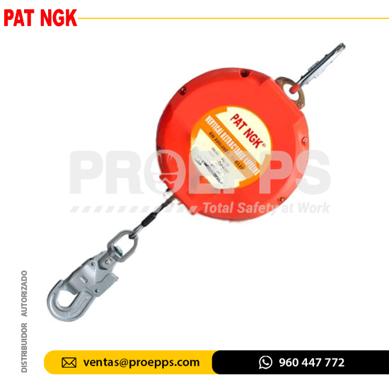 Bloque Retractil HE-15 de 15 metros Pat Ngk