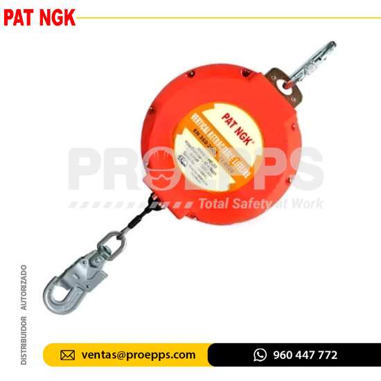 Bloque Retractil HE-20 de 20 metros Pat Ngk