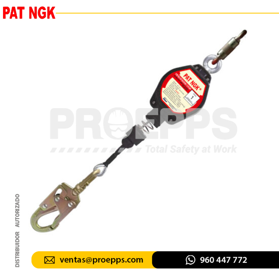 Bloque Retractil HE-3.5 de 3 metros Pat Ngk