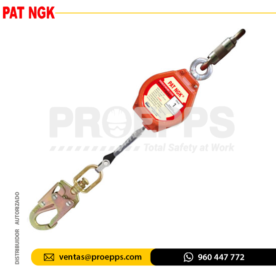 Bloque Retractil HE-3.5D de 3.5 metros Pat Ngk