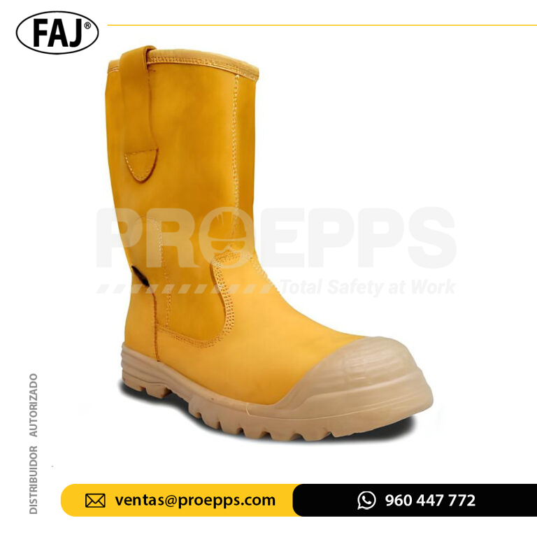 Bota Campera Amarillo Reforzado Faj en Perú | PROEPPS