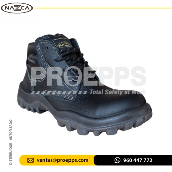 Botin Borazon NU615N Negro Nazca