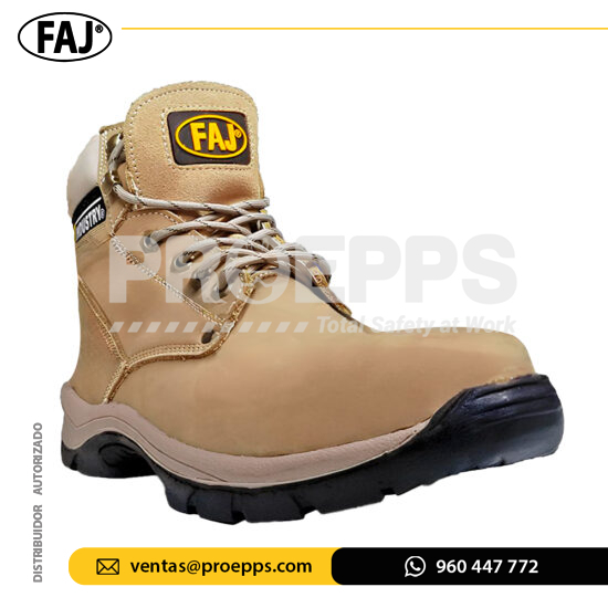 Botin Strong Rex Cuero Cocoa Faj