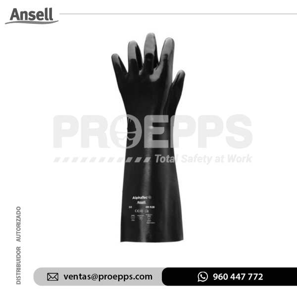 Guante AlphaTec 09-928 de Neopreno 18"