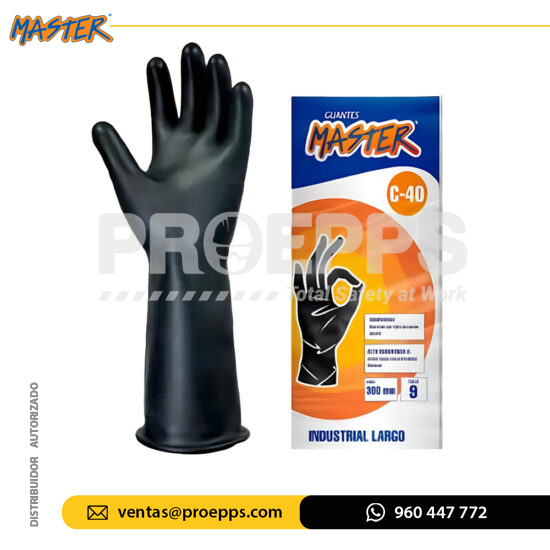Guante Industrial C40 Extra Largo Master