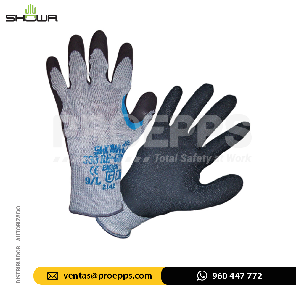 Guante Showa 330 Re-Grip de Poliéster