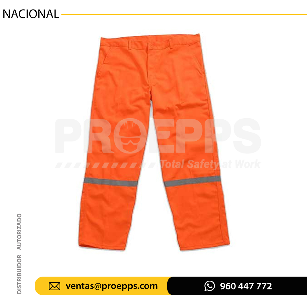 Pantalon Drill Tecnologia de Trabajo Naranja