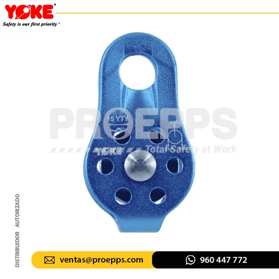 Polea de Aluminio Simple Fija 1/2" Yoke N-5320