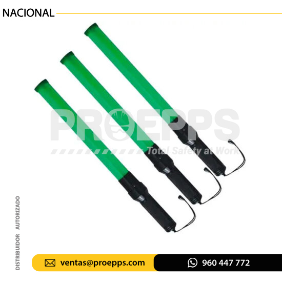 Vara Luminosa Verde A Pilas